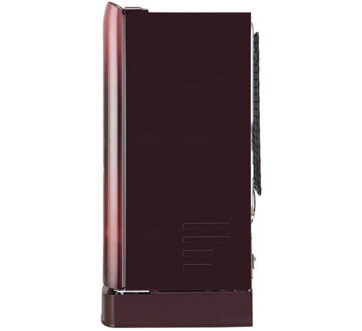 LG 215 L 3 Star Direct-Cool Single Door Refrigerator (GL-D221ASED Scarlet Euphoria Base stand with drawer & Fast Ice Making)